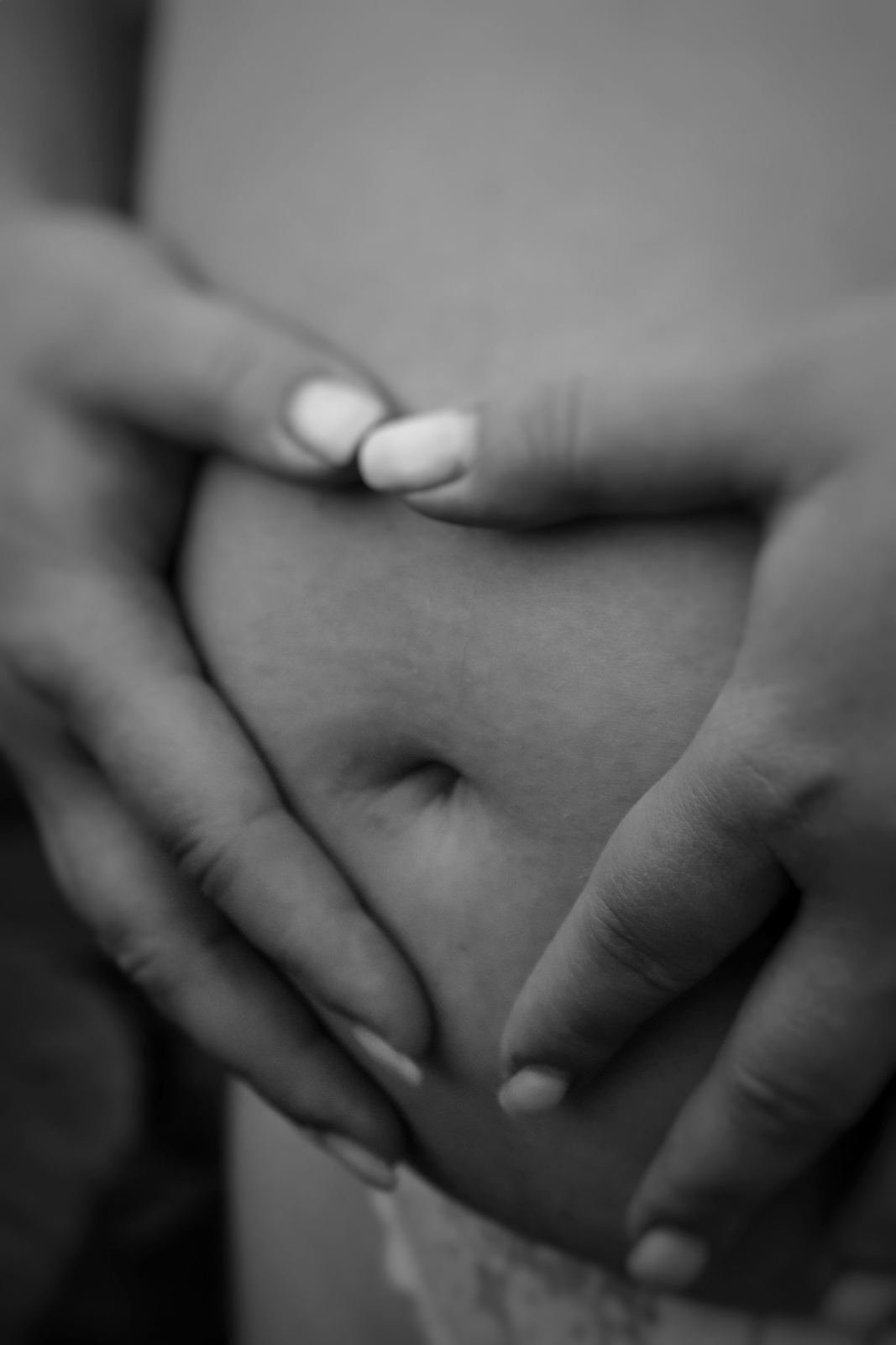 Hands on belly - Adenomyosis Ayurvedic Supportive Treatment in Jaipur