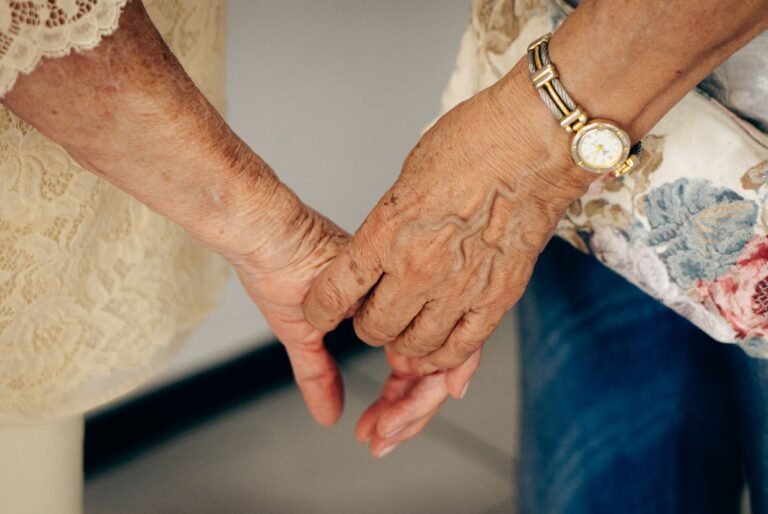 Elderly patient hands showing tremor care for Parkinsons disease - Kampavata Ayurvedic treatment in Jaipur